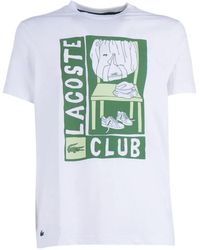 Lacoste - Logo-Print T-Shirt - Lyst