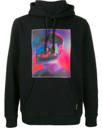 Marcelo Burlon Bumper Car Print Hoodie - Black