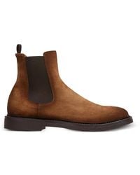 Officine Creative - Suede Chelsea Boots - Lyst