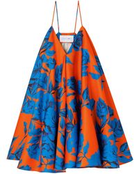 AZ FACTORY - Tiger Lily-print Minidress - Lyst