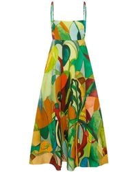 ALÉMAIS - Mokshini Adjustable-Strap Midi Dress - Lyst