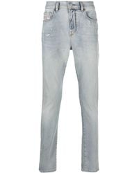 DIESEL - Distressed Slim-Fit Jeans - Lyst
