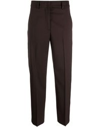 Seventy - High-waisted Tapered Trousers - Lyst