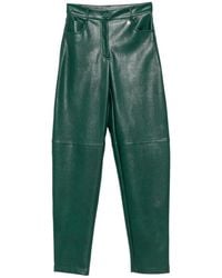 Twinset - Logo-Plaque Straight-Leg Trousers - Lyst