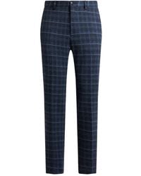 Etro - Check Regular Trousers - Lyst