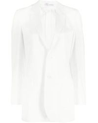 RED Valentino - Button-Fastening Blazer - Lyst