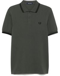 Fred Perry - Polo con logo bordado - Lyst