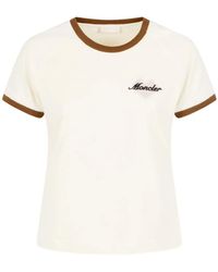 Moncler - Logo-Patch Cotton Polo Shirt - Lyst