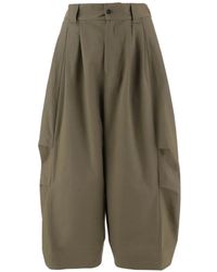 Niccolò Pasqualetti - Pantalon Ample À Design Plissé - Lyst