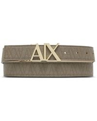 ARMANI EXCHANGE - Logo-Buckle Belt - Lyst