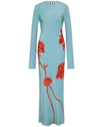 SIR. - Robe Longue Amelie À Manches Longues - Lyst