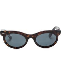 Ray-Ban - Wayfarer Oval-Frame Sunglasses - Lyst