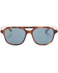 Brunello Cucinelli - Tortoiseshell Wayfarer-Frame Sunglasses - Lyst