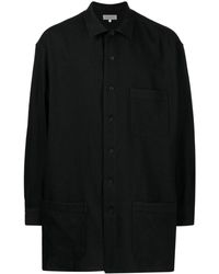 Yohji Yamamoto - Patch-pocket Button-down Shirt - Lyst
