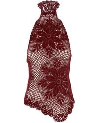 Magda Butrym - Crochet Floral Top - Lyst