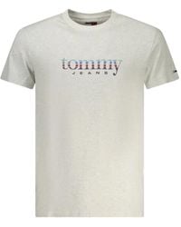 Tommy Hilfiger - T-Shirt En Coton À Logo Imprimé - Lyst
