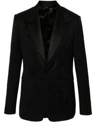 Givenchy - Blazer Met Enkele Rij Knopen En Bloemen-Jacquard - Lyst
