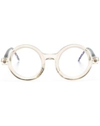 Kuboraum - Transparente P1 Brille mit rundem Gestell - Lyst