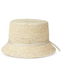 Maison Michel - Lila Ribbon Straw Hat - Lyst