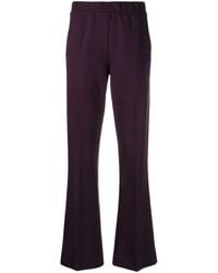 Le Tricot Perugia - Elasticated-waistband Flared Trousers - Lyst