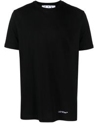 Off-White c/o Virgil Abloh - Scribble Diagonal Oversized T-shirt In Black/white - Lyst