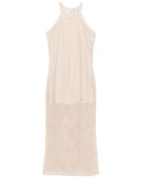 DKNY - Open-Knit Maxi Dress - Lyst