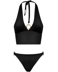 ‎Taller Marmo - Crocodile Ring-Detail Bikini - Lyst