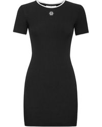 Philipp Plein - Stretch-Cotton Dress - Lyst