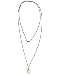 Werkstatt:münchen - Collier À Pendentifs Gravés En Argent - Lyst
