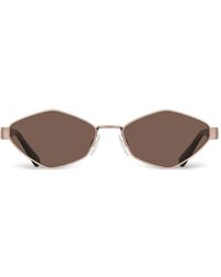 Love Moschino - Geometric-Frame Tortoiseshell-Effect Sunglasses - Lyst