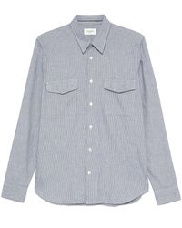 Tintoria Mattei 954 - Camicia Con Motivo Pied-De-Poule - Lyst