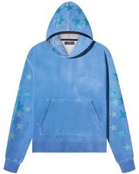 Amiri - Spray-Paint-Effect Cotton Hoodie - Lyst