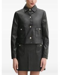 Morgan - Buttoned Cropped Jacket - Lyst