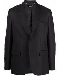Billionaire - Jaquard Crocodile-Effect Tailored Blazer - Lyst
