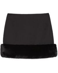 Apparis - Meadow Minirock mit Faux Fur - Lyst