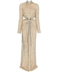 Rabanne - Sequin-Embellished Maxi Dress - Lyst