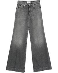 Jacob Cohen - Jackie Faded-Effect Wide-Leg Jeans - Lyst