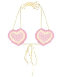 Gcds - Crochet Bikini Top - Lyst