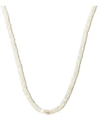 Sydney Evan - 14kt Yellow Gold Mother-of-pearl And Diamond Necklace - Lyst