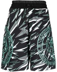 Philipp Plein - Tiger-Print Jogging Shorts - Lyst