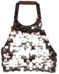 P.A.R.O.S.H. - Sequin-Embellished Top - Lyst