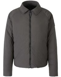 Canada Goose - Lodge Track Logo-Patch Zip-Up Jacket - Lyst