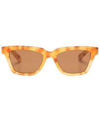 Jacquemus - Occhiali Da Sole Con Effetto Tartarugato - Lyst