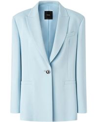 Pinko - Stretch Viscose Single-Breasted Jacket - Lyst