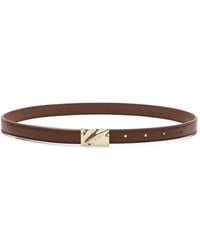 Loulou de Saison - Minar Lds Embossed-Buckle Leather Belt - Lyst