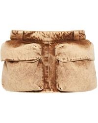 Miu Miu - Minigonna Con Applicazione - Lyst
