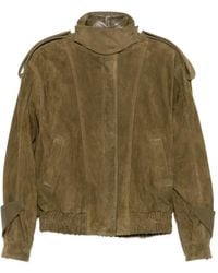 DUCIE - Fiona High-Neck Bomber Jacket - Lyst