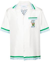 Casablanca - Casa Sport Silk Shirt - Lyst