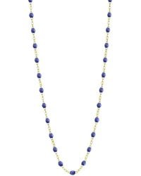 Gigi Clozeau - 18K Beaded Chain Necklace - Lyst