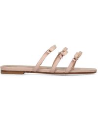 Red(V) - Bow-Detail Triple-Strap Sandals - Lyst